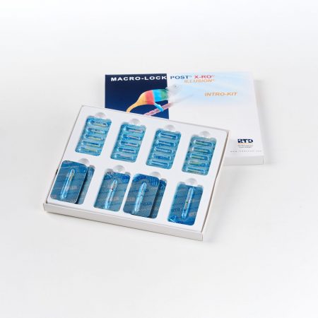 INTRO KIT MACRO-LOCK POST ILLUSION X-RO – стартовый набор кварцевых волоконных штифтов и дрилей