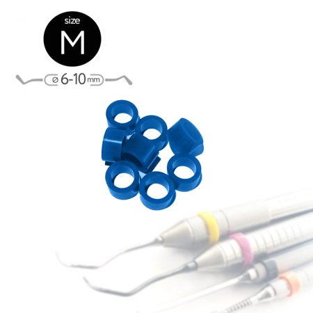 Маркировочные кольца для инструментов. Размер M (6-10 мм) (50 шт.) Синие