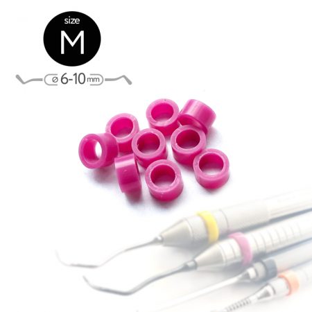 Маркировочные кольца для инструментов. Размер M (6-10 мм) (50 шт.) Сиреневые